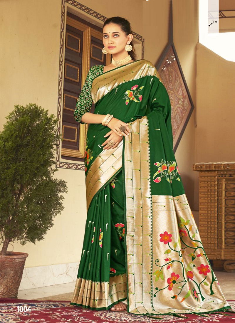 Pushpa By Bunawat Party Wear Sarees Catalog
